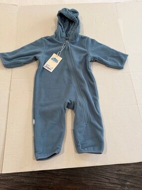 Jan & Jul full zip up fleece onesie for babies and toddles